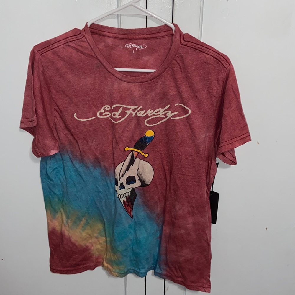 Ed Hardy t-shirt boyfriend fit